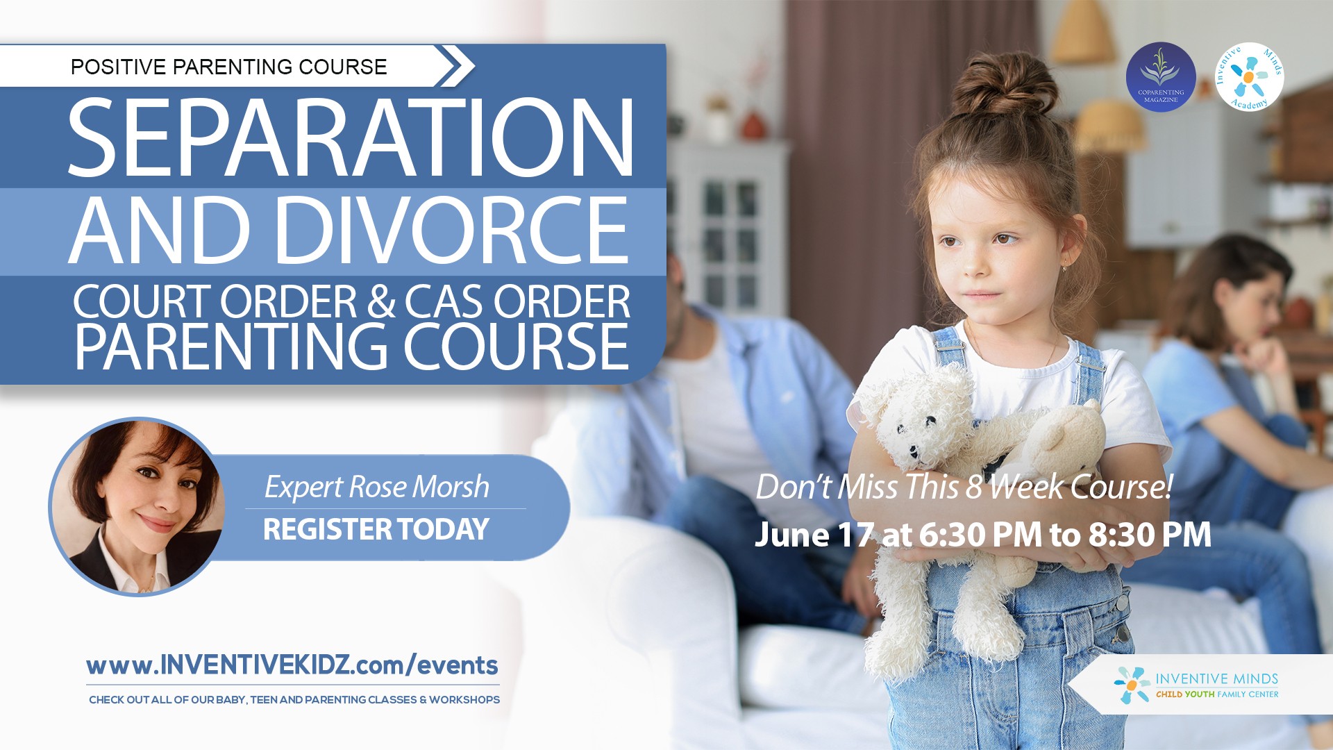 Separation & Divorce - Court Order & CAS Order Parenting Course (June 2026) Watermarked Image